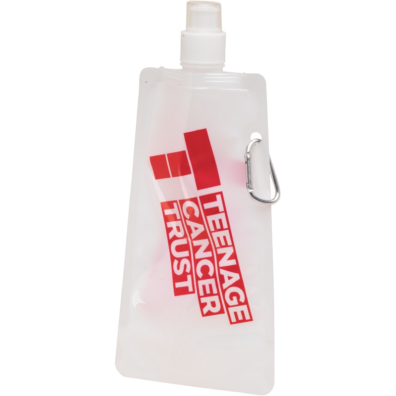 Buy Teenage Cancer Trust Folding Water Bottle White