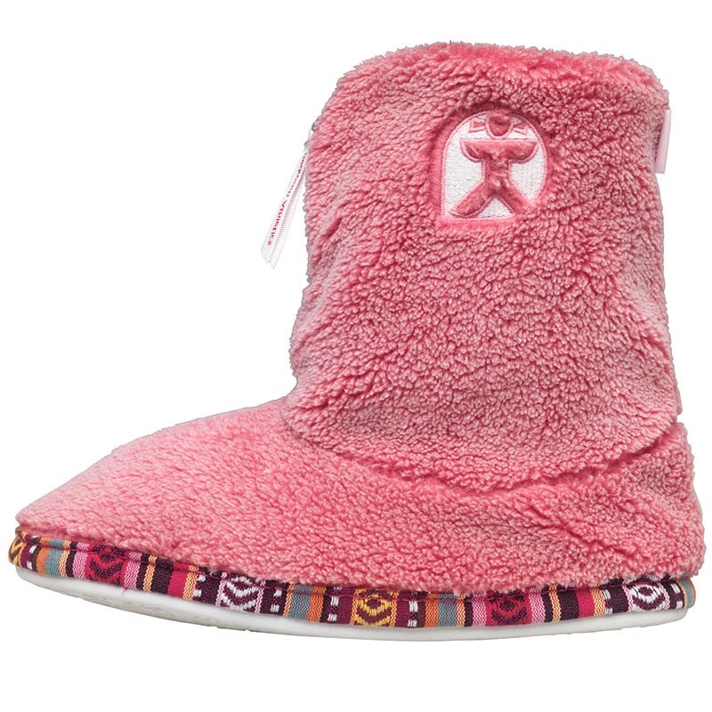 Buy Bedroom Athletics Womens Ellie Sherpa Fleece Slipper Boots Hot Pink