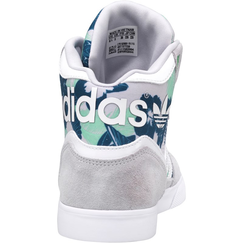 Buy adidas Originals Womens Extaball HiTops Solid Grey/White/Black