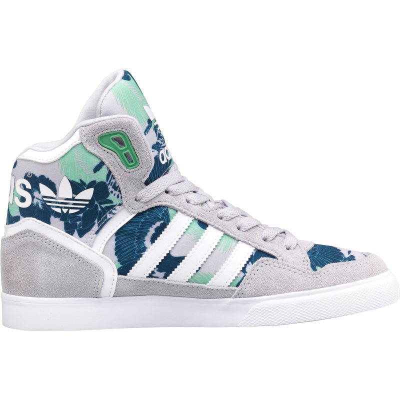 Buy adidas Originals Womens Extaball HiTops Solid Grey/White/Black