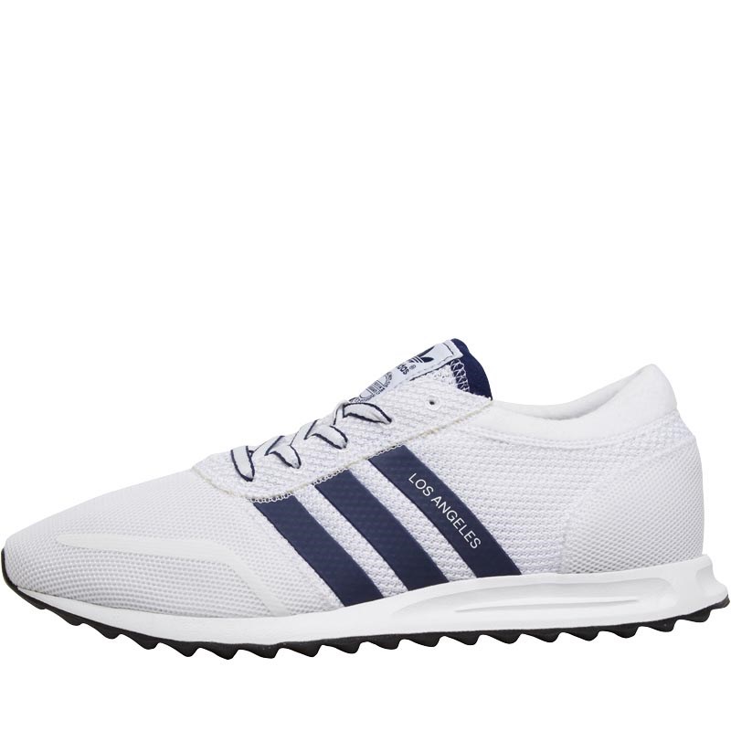 Buy adidas Originals Mens Los Angeles Trainers White/Dark Blue/Black