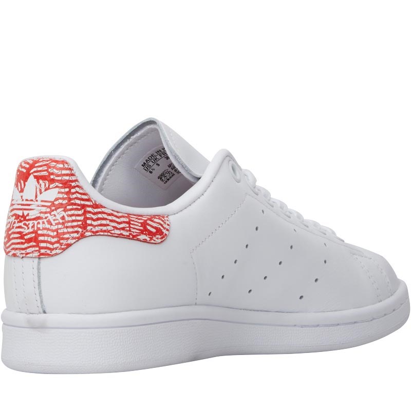 Buy adidas Originals Womens Stan Smith Trainers White/White/Collegiate Red