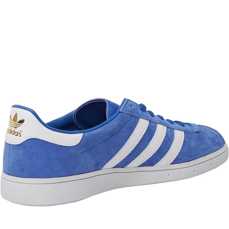Buy adidas Originals Munchen Trainers Blue/Footwear White/Footwear White