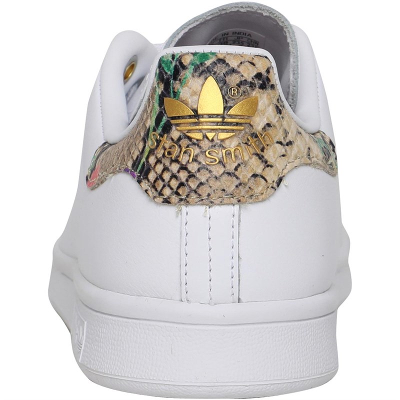 Buy adidas Originals Womens Stan Smith Trainers Footwear White/Scarlet