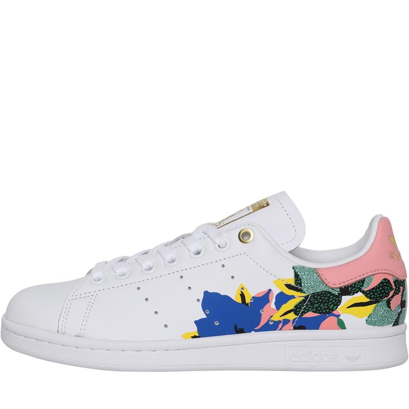 Buy adidas Originals Womens Stan Smith Trainers Footwear White/Glow