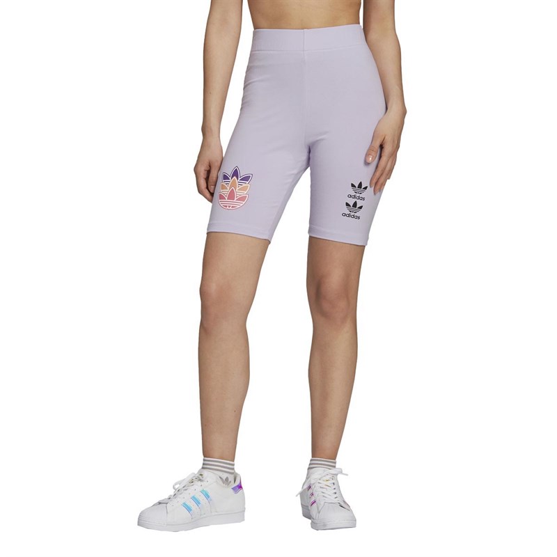 adidas Originals Dames Graphic Sportperformance shorts Paars