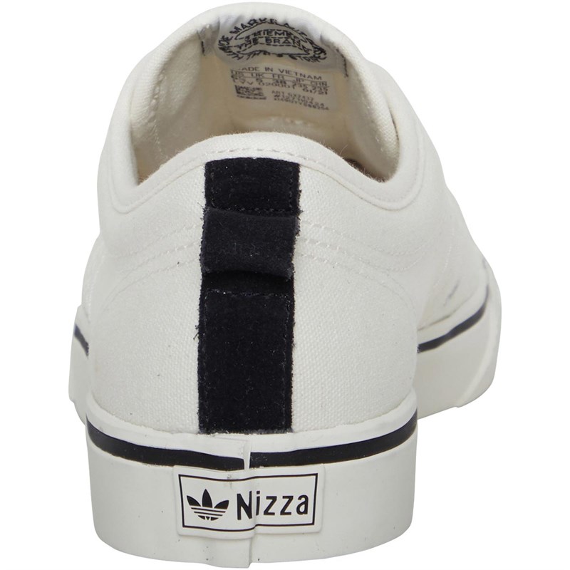 Buy adidas Originals Womens Nizza Low Trainers Off White/Core Black