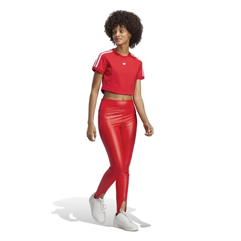 adidas Originals Leggings Blue Version Essentials Femme Rouge