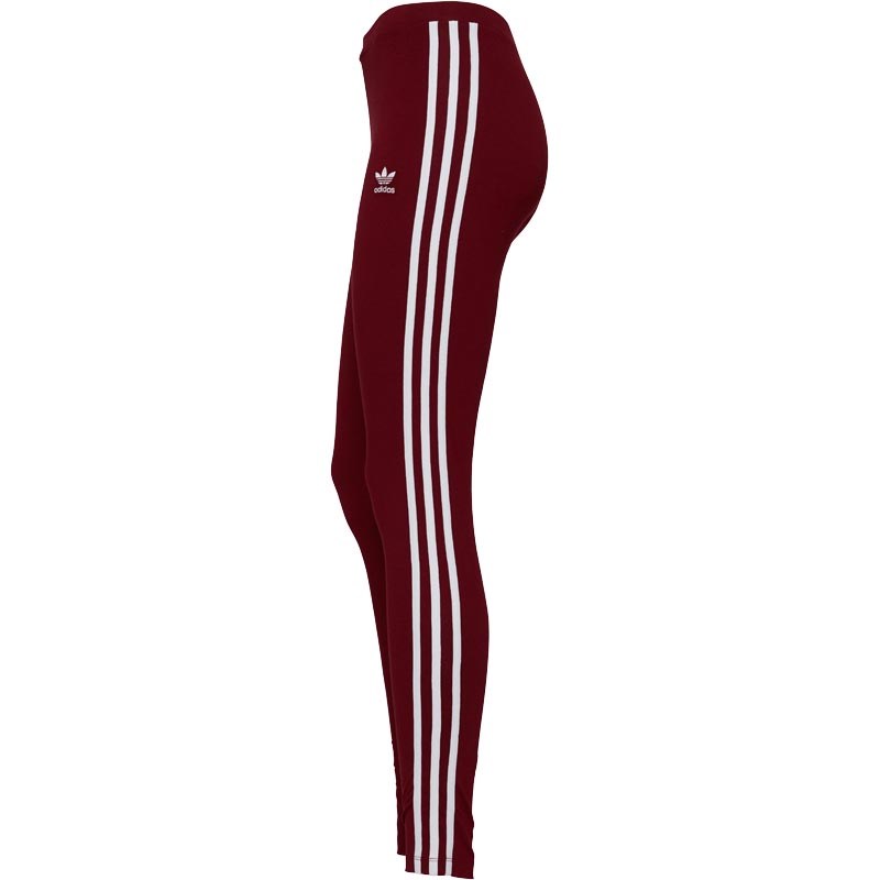 Buy adidas Originals Womens 3 Stripe Leggings Collegiate Burgundy