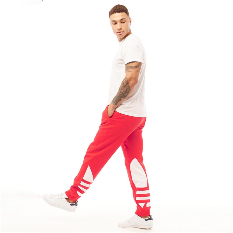 Buy adidas Originals Mens Big Trefoil Joggers Lush Red