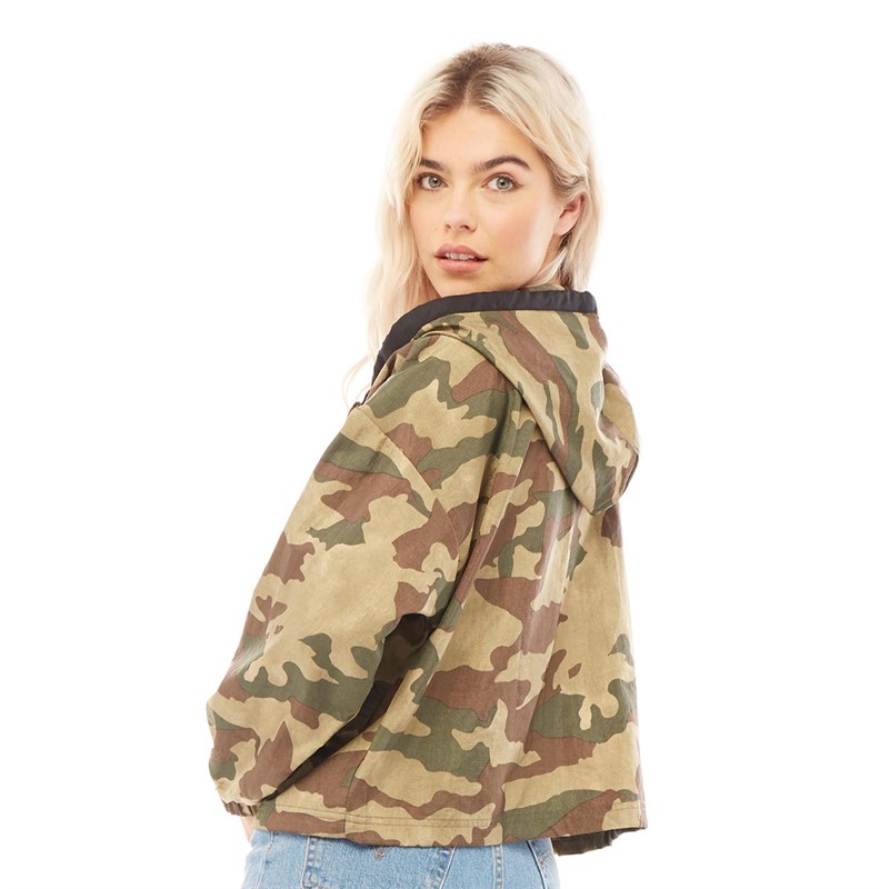 Buy adidas Originals Womens R.Y.V. Windbreaker Jacket Hemp/Earth Green