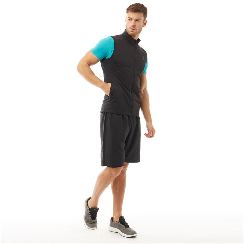 Buy Asics Mens System Thermal Running Vest Performance Black