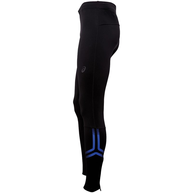 Buy Asics Mens Icon Running Tights Performance Black/Illusion Blue