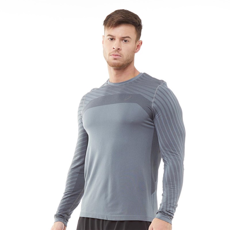 Buy Asics Mens Seamless Long Sleeve Running Top Metropolis