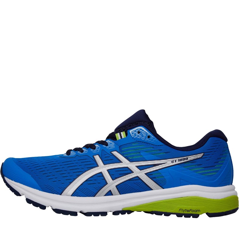 Buy Asics Mens GT1000 8 Stability Running Shoes Electric Blue/Silver