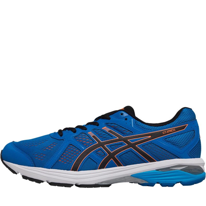 Buy Asics Mens GTXpress Neutral Running Shoe Race Blue/Shocking Orange