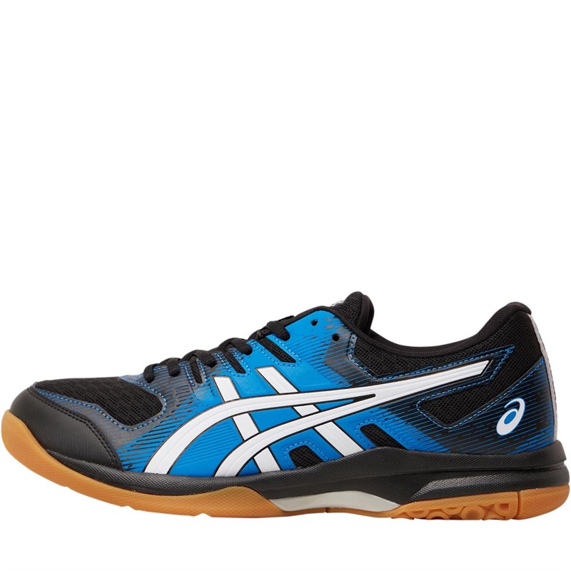 Buy Asics Mens Gel Rocket 9 Indoor Sports Shoes Black/Directoire Blue