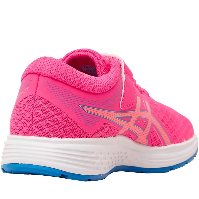 Buy Asics Infant Patriot 11 PS Neutral Running Shoes Pink Glow/Sun Coral