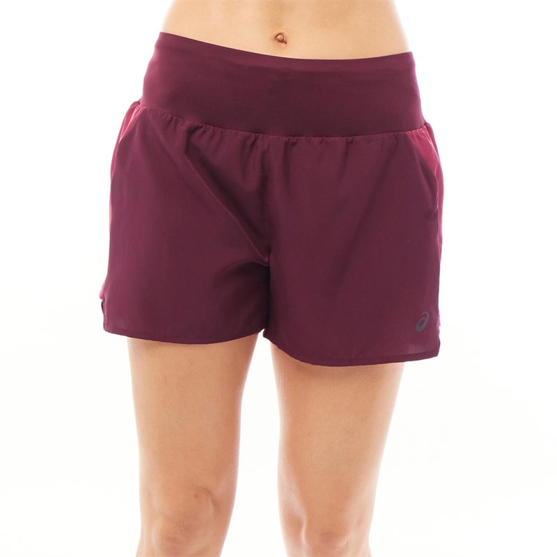 Buy Asics Womens 3.5 Inch Running Shorts Deep Mars/Chili Flake