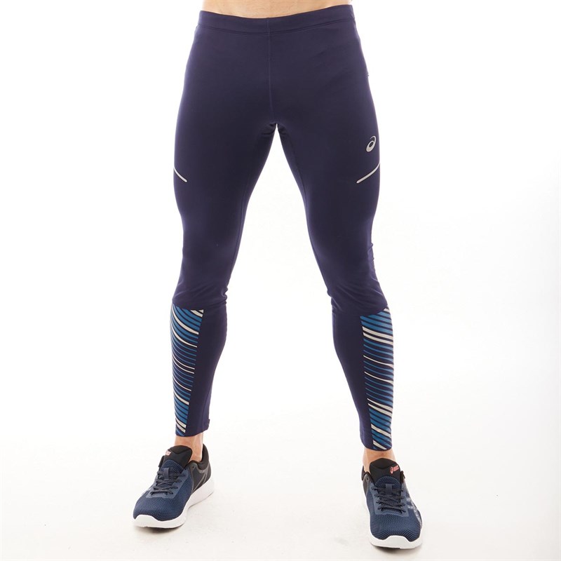 Buy Asics Mens LiteShow 2 Winter Running Tights Peacoat