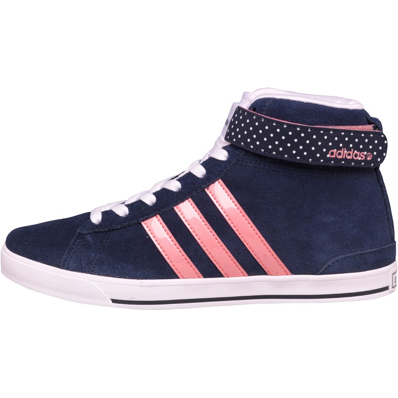 Buy adidas Neo Womens Daily Twist Mid Trainers Navy/Pink/White