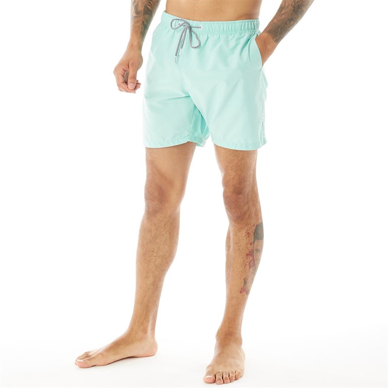 Buy Boardies Mens Mint Green Mid Length Shorts Mint