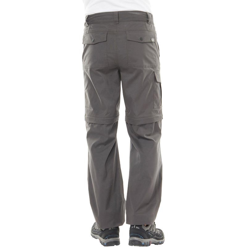 Buy Berghaus Mens Navigator II Stretch DWR Zip Off Pants Dark Grey/Dark