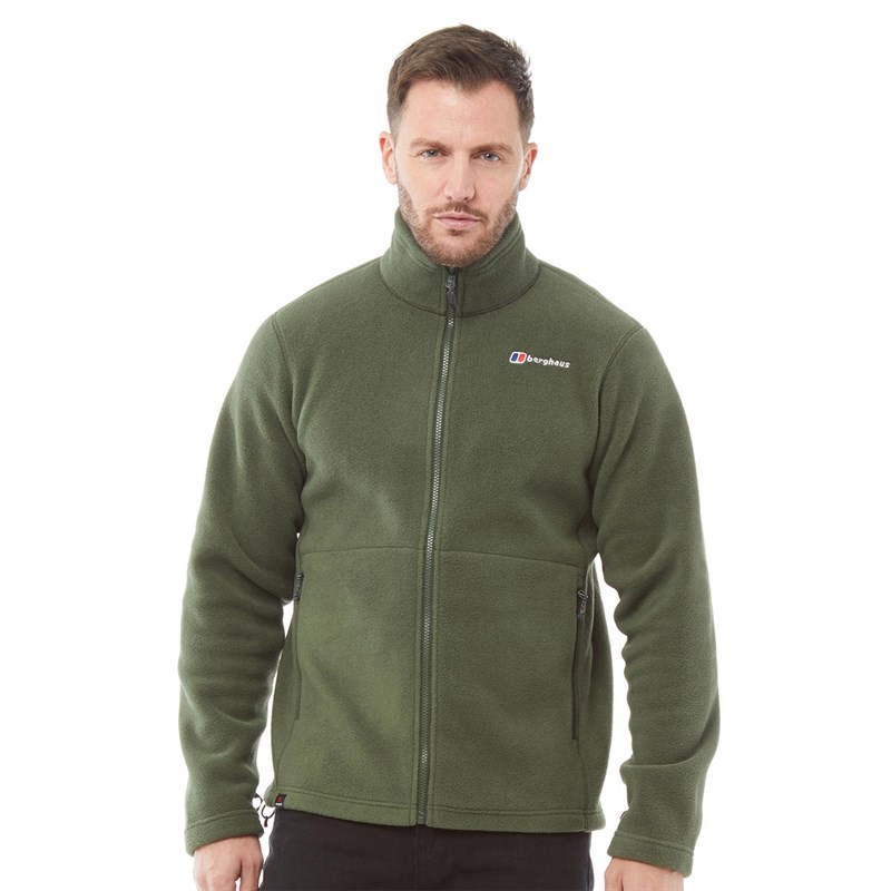 Buy Berghaus Mens Prism Polartec Fleece Jacket Dark Green/Dark Green