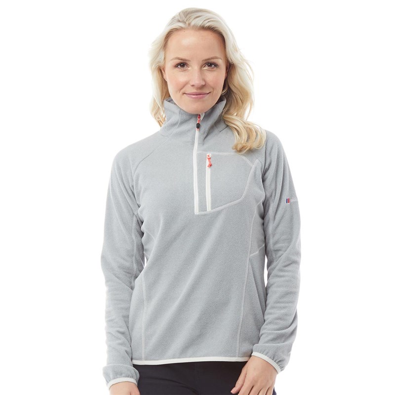 Buy Berghaus Womens Spectrum 2.0 1/2 Zip Micro Fleece Grey/Grey