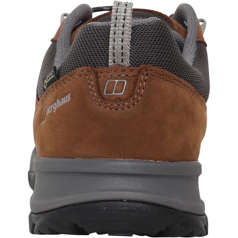 Buy Berghaus Womens Kanaga Goretex Hiking Shoes Brown/Grey