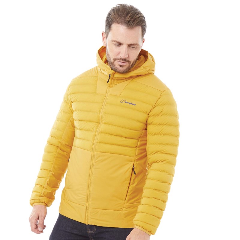 Buy Berghaus Mens Affine Synthetic Hydroloft Insulated Jacket Yellow/Yellow