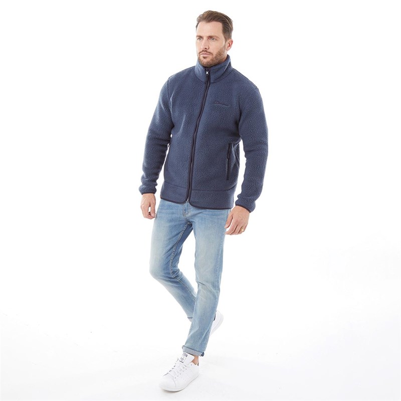 Buy Berghaus Mens Colshaw Full Zip Fleece Jacket Dark Blue/Dark Blue