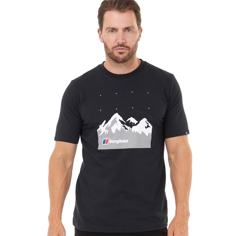 Buy Berghaus Mens Mountain Sky 2.0 TShirt Black