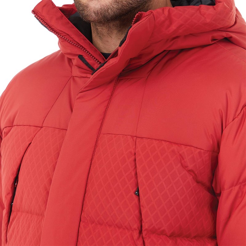 Buy Berghaus Mens Fawdon Hydrodown Hooded Down Jacket Dark Red/Black