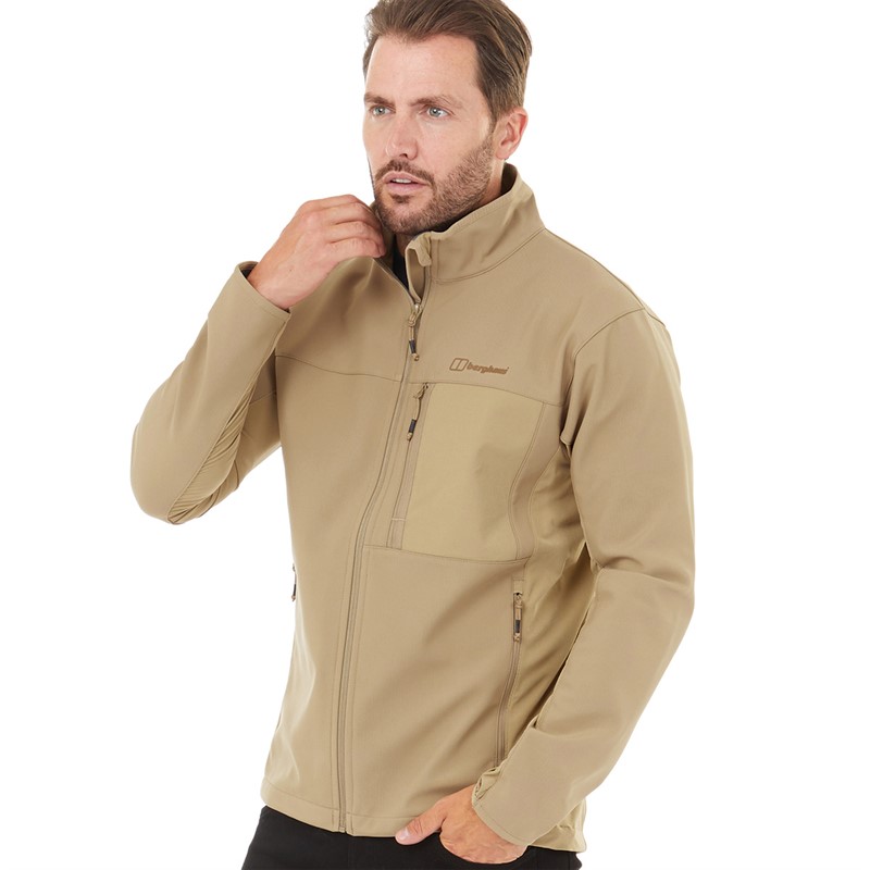 Buy Berghaus Mens Ghlas 2.0 Softshell Jacket Natural