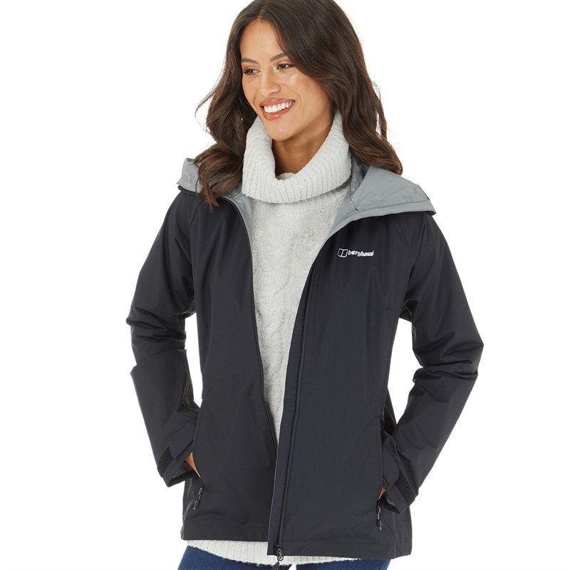 Buy Berghaus Womens Deluge Pro Hydroshell Waterproof Shell Jacket Black
