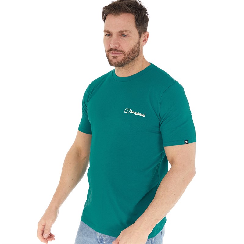 Buy Berghaus Mens Buttermere TShirt Turquoise