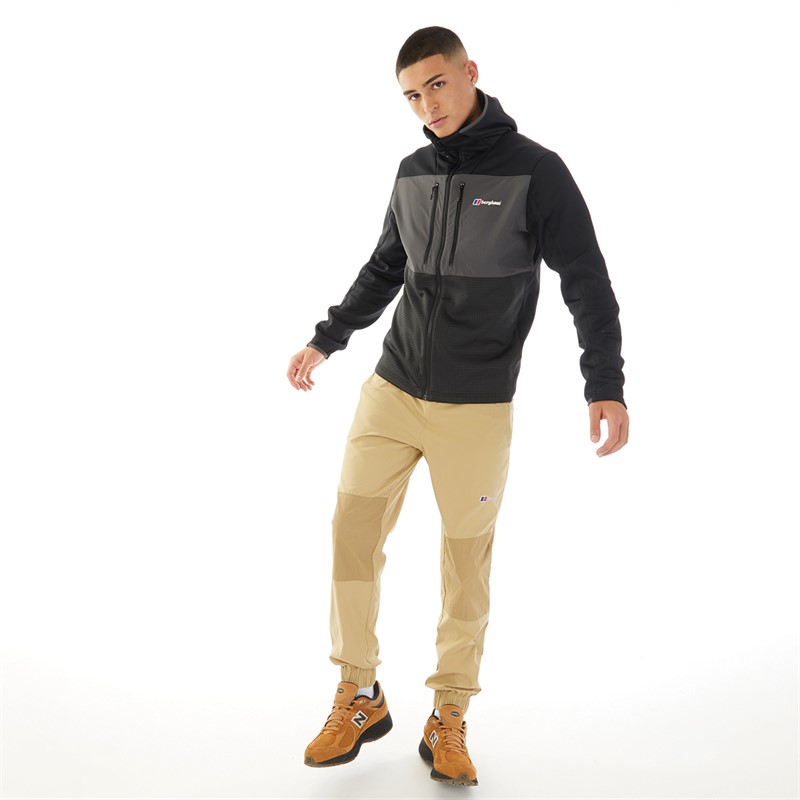 Buy Berghaus Mens Sidley Fleece Jacket Black/Grey