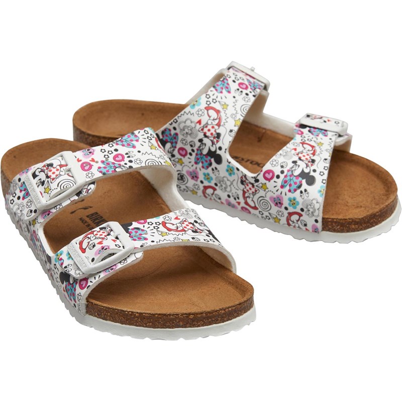 Buy Birkenstock Infant Girls Arizona Sandals Lovely Minnie White