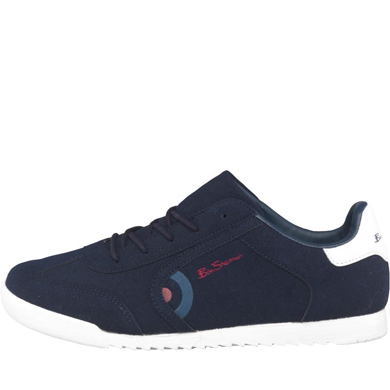 Ben Sherman Heren Target Sneakers Marineblauw