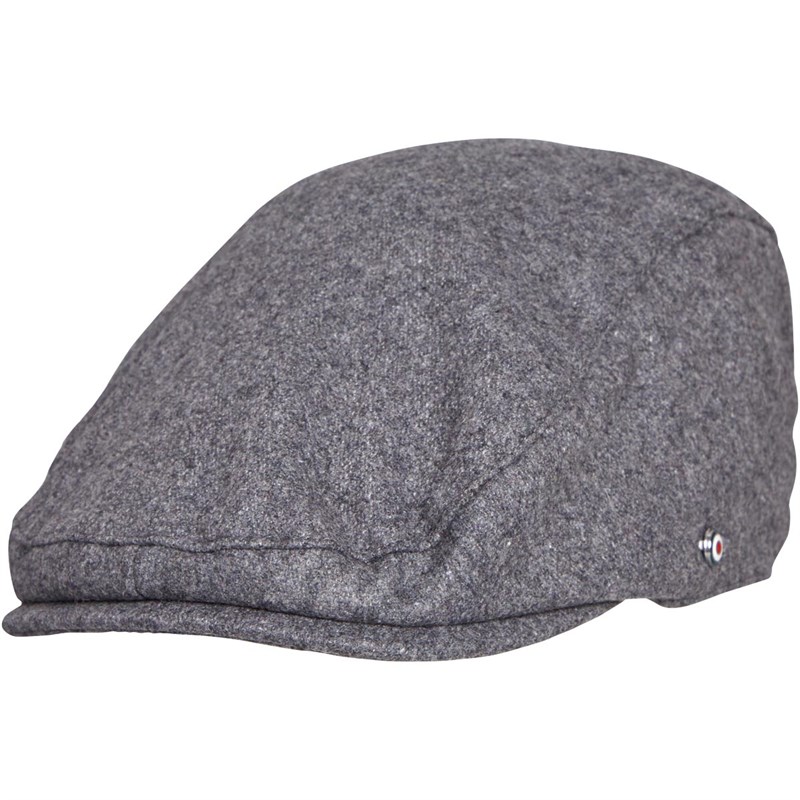 Buy Ben Sherman Mens Ivy Flat Cap Grey