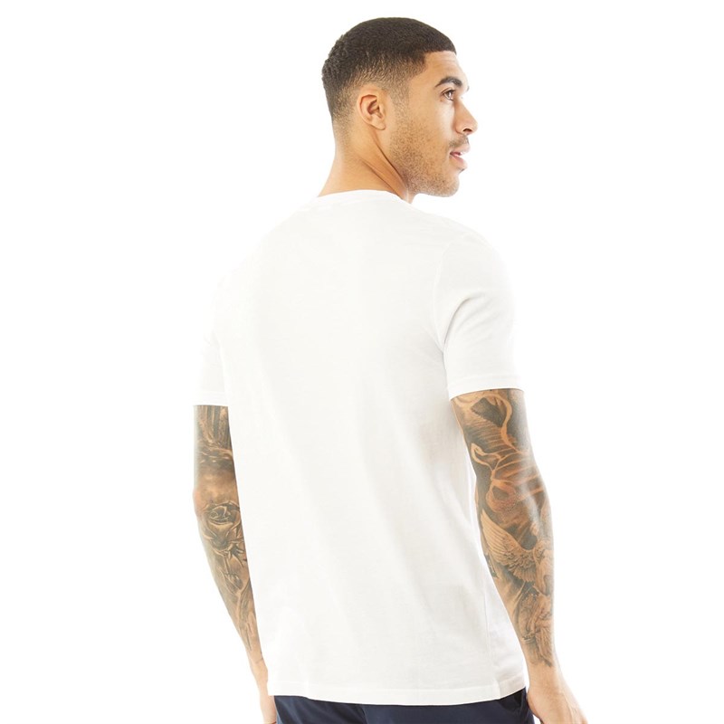 Buy Ben Sherman Mens Chest Target TShirt White