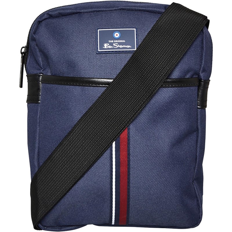 Ben Sherman Heren Cohen Messenger Bags Marineblauw