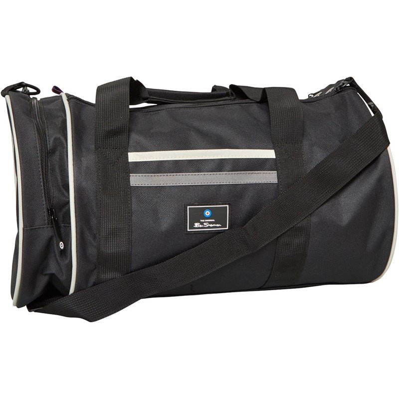 Buy Ben Sherman Mens Darryl Barrel Bag Black