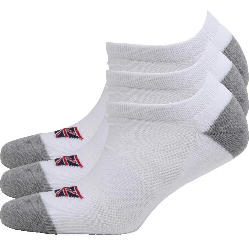 Buy Ben Sherman Mens Three Pack Trainer Liner Socks White