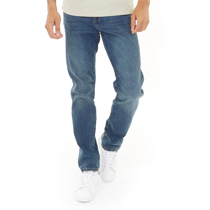 Buy Ben Sherman Mens Five Pocket Straight Fit Jeans Stone Wash