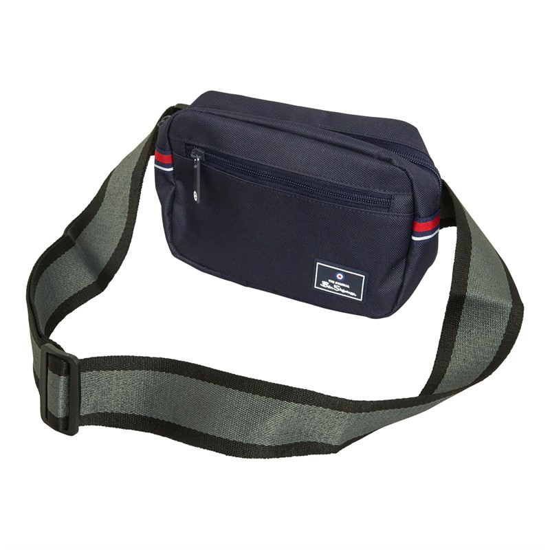 Buy Ben Sherman Mens Lancaster Cross Body Camera Bag Navy
