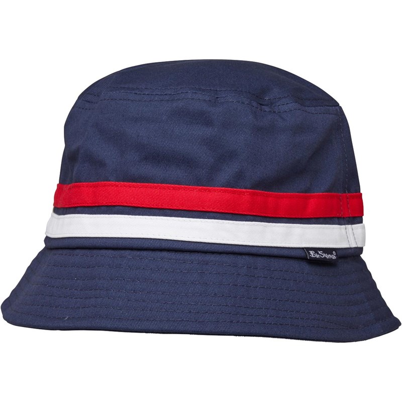 Buy Ben Sherman Mens Cooper Bucket Hat Navy
