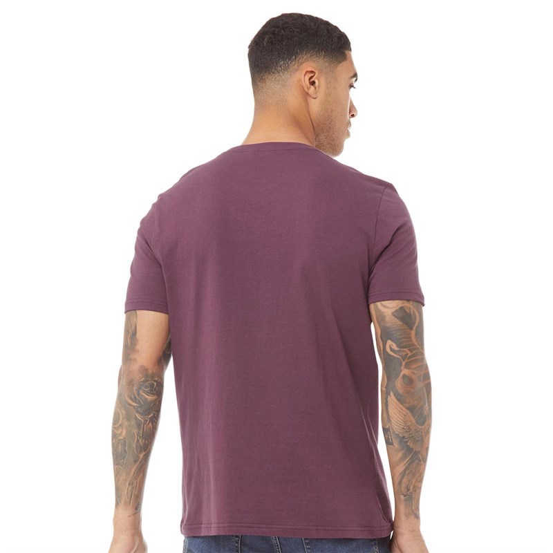 Buy Ben Sherman Mens Kaleidoscope Target TShirt Wine