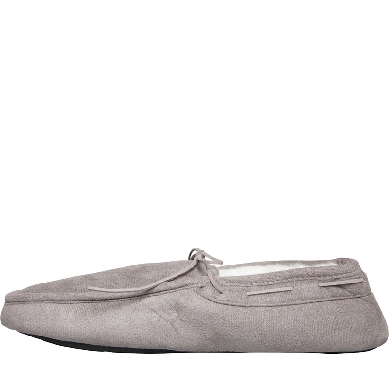 Buy Brave Soul Mens Loafer Slippers Grey